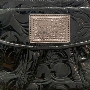 Coach bodycross Patient leather purse black